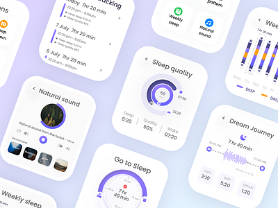 Smart Watch | Sleep Tracker design sleep sleeptracker sleeptracking smartwatch ui uidesign uiux ux watch