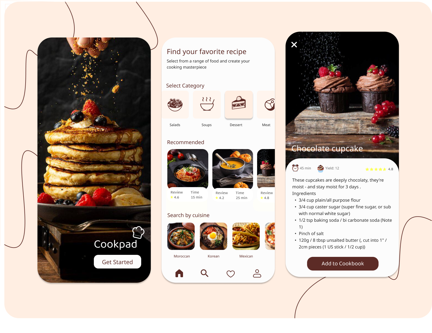 Cookpad App by nasim mirzaei on Dribbble