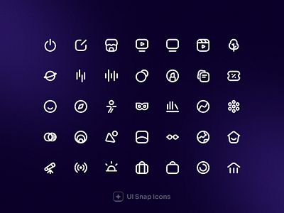 ⚡Week 4 - Designing Cool Interface icons animation best icons icon pack icon set icons interface icons ui uiicons uisnapicons