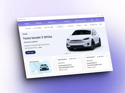 Car website hero image design design graphic design landing page page ui uiux ux website