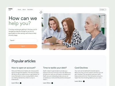 Translife - Support design ui ux web web design website