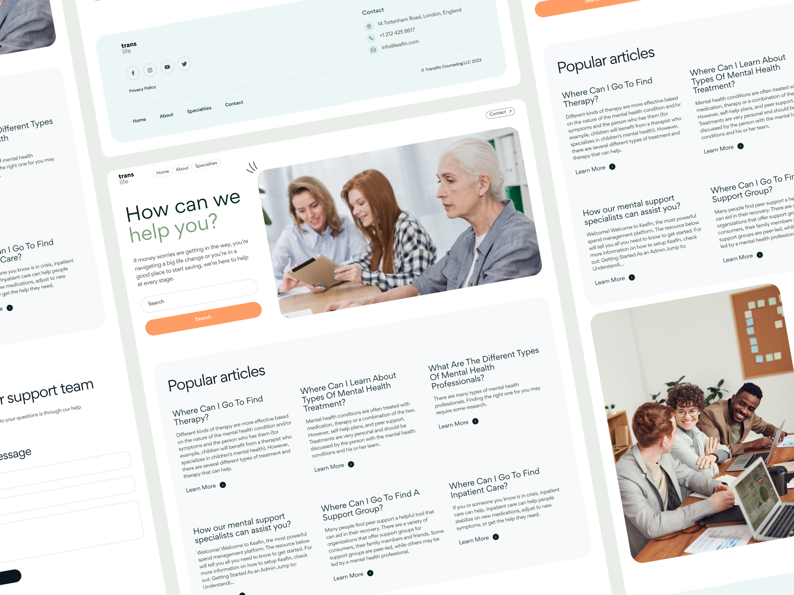 Example of Website UI/UX Design