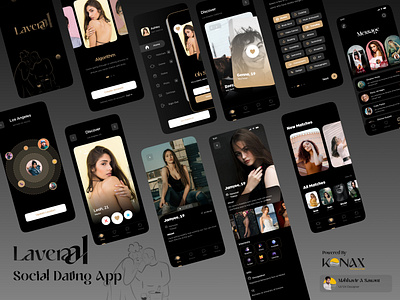 Dating Mobile App Design UI UX animation branding design graphic design illustration logo mobile mobile app mobile app design typography ui ui ux vector website