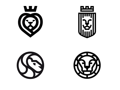 Lion logos bold branding circle crown head icon illu illustration king lion logo logodesign logodesigner logotype luxury minimal power royal solid strong