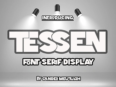 tessen 3d animation app branding design display font font font sanserif font serif fonts graphic design illustration logo motion graphics serif typography ui ux vector