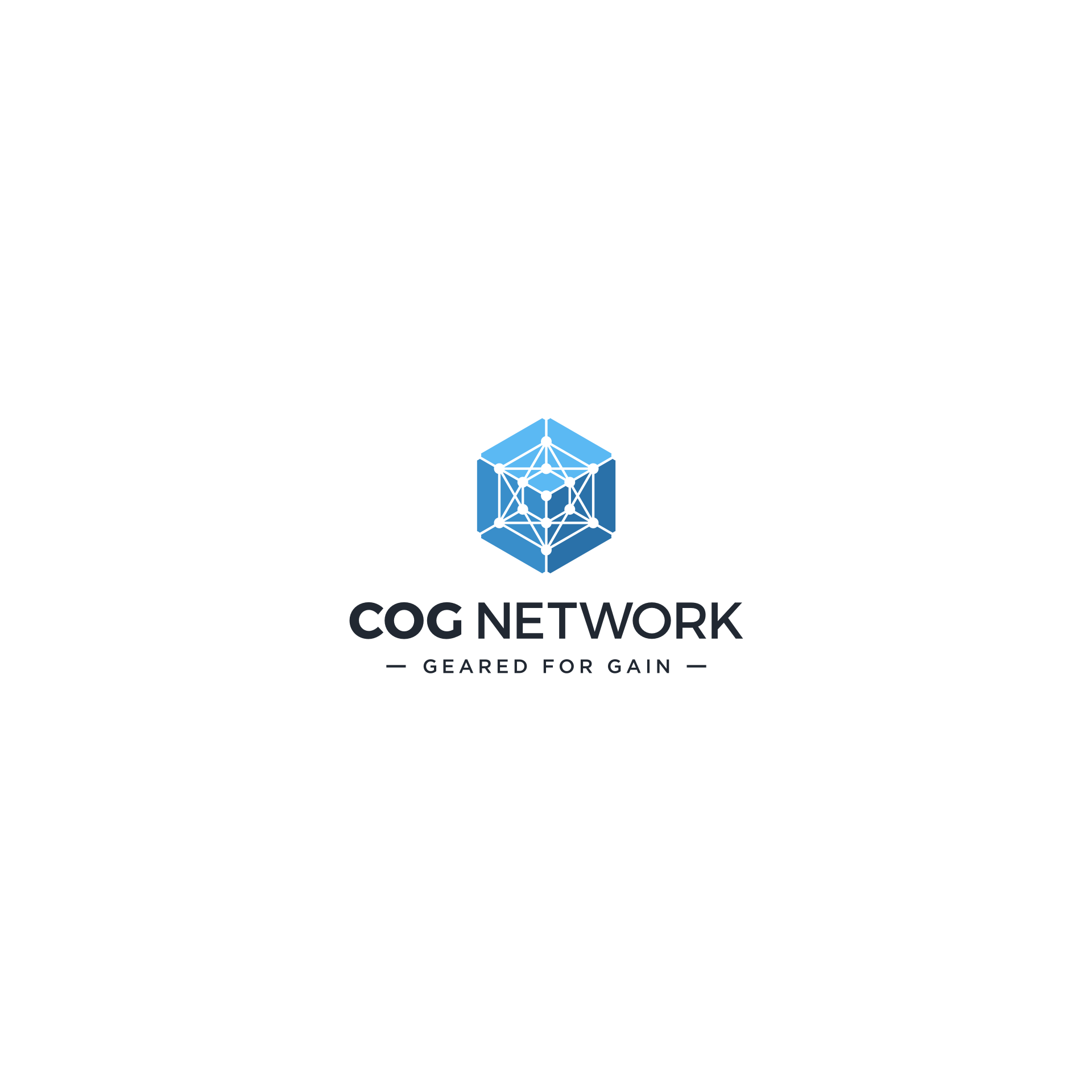 Logo Design For 'COG NETWORK' 3d animation app brand logo branding business logo company logo creative logo design graphic design graphic designer illustration logo logo designer logo maker motion graphics technology logo ui vector visual designer