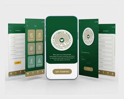 Ansar Baithumal App app app design branding design icon identity interface islamic loan loan loan app logo ui uiux user ux visual design