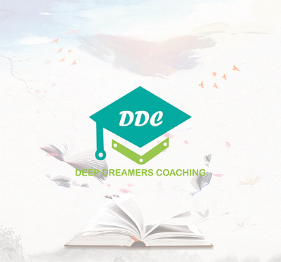 Modern Logo Design admition branding center coaching college corporate ddc deep dreams graduation graphic design logo minimal modern school ui university