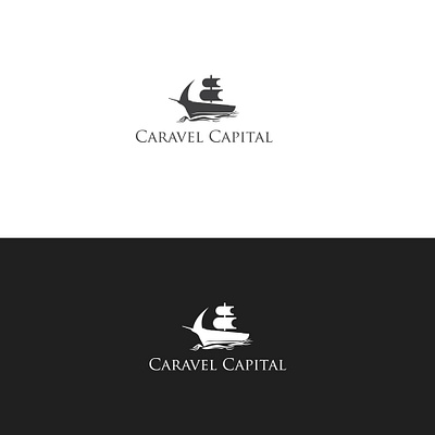 Caravel Capital || Financial Company awesome logo branding finance financial company logo illustration insurance company logo logo minimalist typography unique logo vector