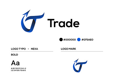 Concept : Trade – Logo Design (Unused). appicon applogo brand identity creativelogo daily logo design gradient logo logo mark logo process logo room logoconcept logosai