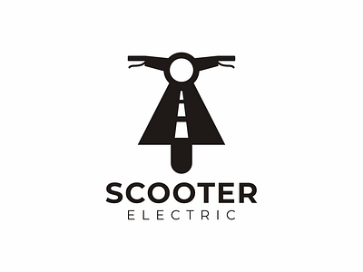 Scooter electric logo scooter