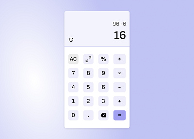 Day 4 >Daily Ui Challenge calculator dailyui design icon typography ui