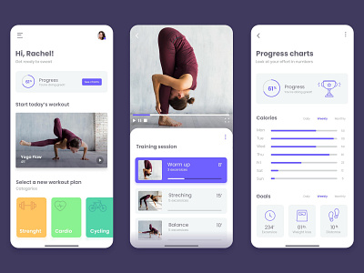 Fitness App UI fitnessgoalstracker