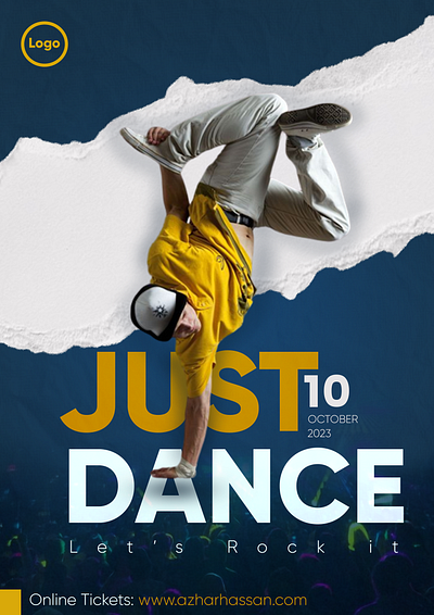 Dance Poster banner flyer graphic design poster