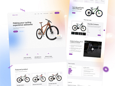 Bikers Hub | UI Design design illustration ui ui ux ux