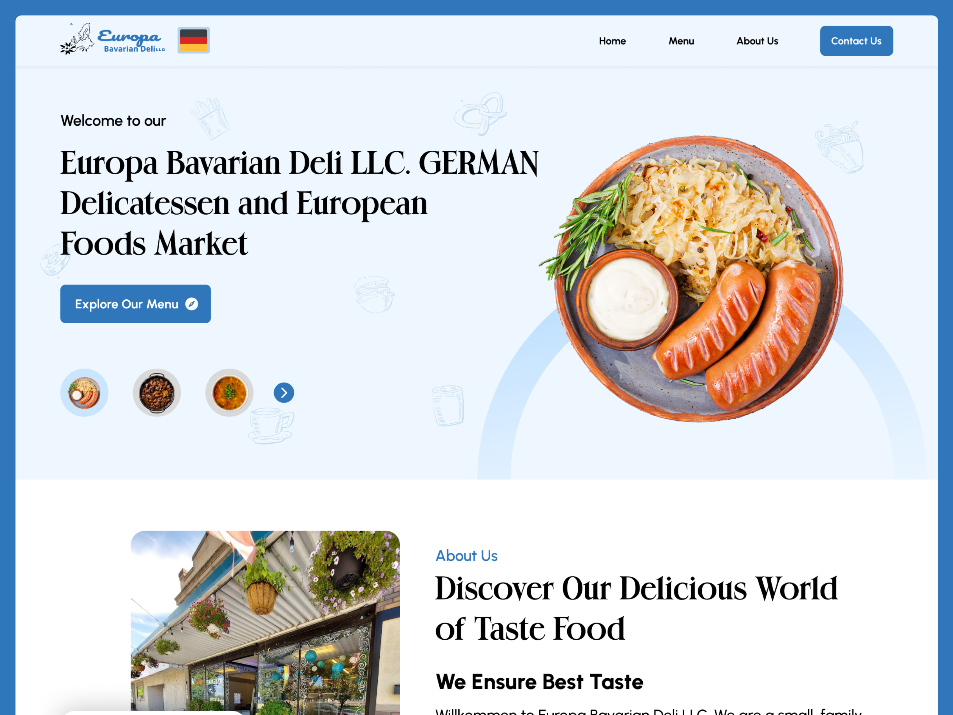 Restaurant Website menu website restaurant menu restaurant website ui uiux user experience user interface ux website website design