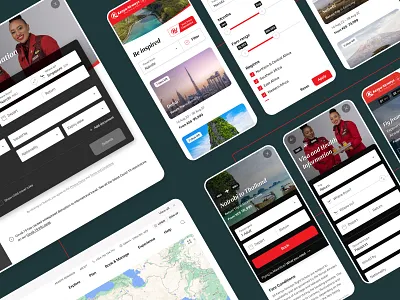 Kenya Airways - User Flow and Wireframes africa booking components design design system desktop filters forms interface kenya airways mobile navigation product design responsive ui user flow user journey ux web website