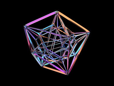 Abstract structure 3d abstract ai art artificial intelligence background blender concept design illustration neural network render science shape structure technology