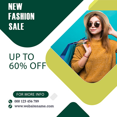 Fashion Sale Post ads animation banner facebook ads fashion sale graphic design logo motion graphics post