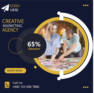 Marketing Agency Post ads animation branding facebook ads graphic design instagram ads logo marketing agency motion graphics