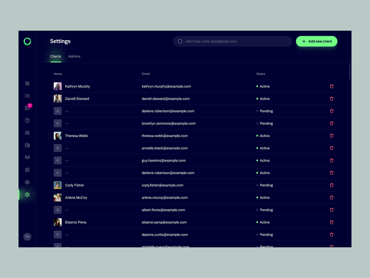 Users List designs, themes, templates and downloadable graphic elements ...