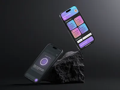 VoiceMuse: Unleash Your Creativity with AI-Powered Voice Prompts ai app application design fintech mobile app ui ui ux uiux ux