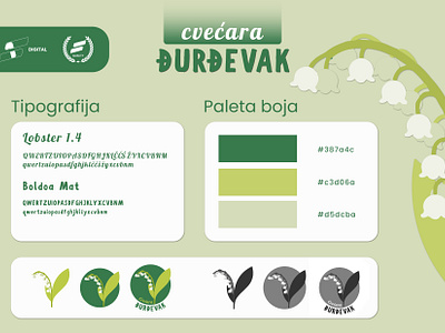Logo Design for Cvecara Djurjevak design graphic design illustration logo logo design