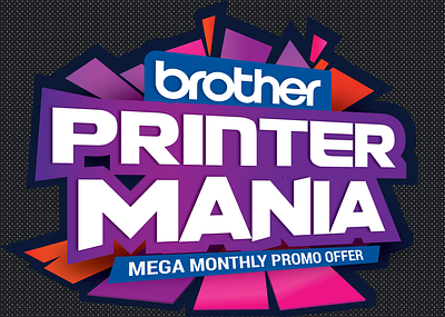 "Brother" Printer Mania branding design graphic design illustration logo logo design