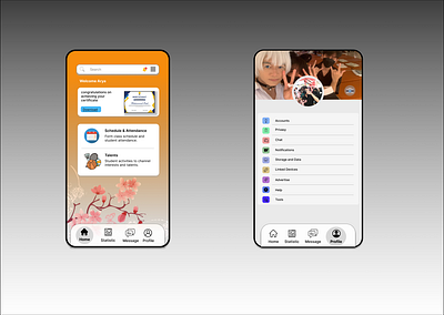 Tampilan Mobile UI/UX graphic design ui