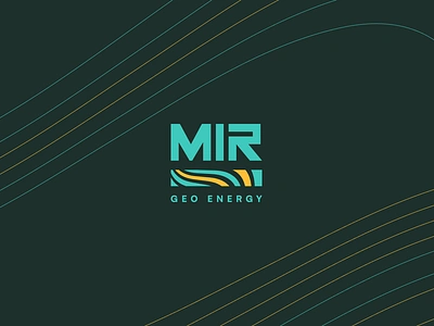 Mir Geo Energy - Geothermal Energy Identity brand book branding colors identity logo typography