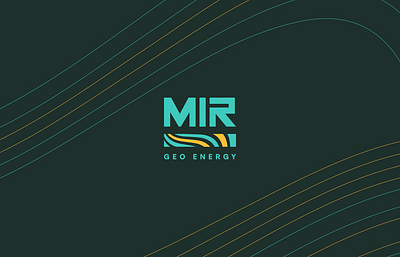 Mir Geo Energy - Geothermal Energy Identity brand book branding colors identity logo typography