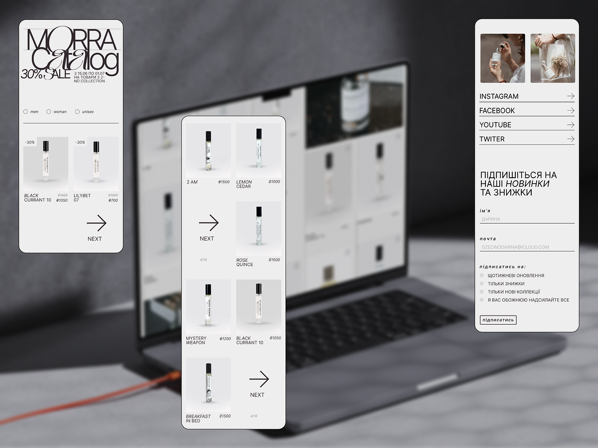 Mobile store | Morra catalog by Darina on Dribbble