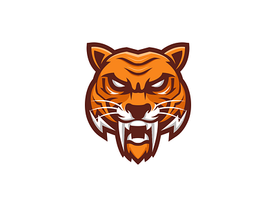 Tiger Mascot Logo Vector Design branding design graphic design illustration logo logos tiger vector