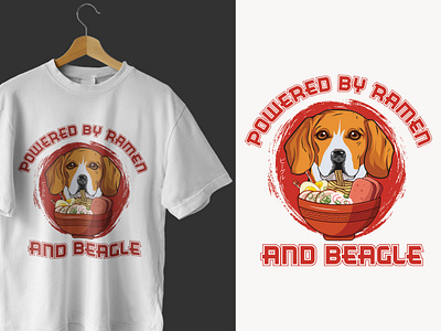 Ramen Sushi Beagle Dog T-Shirt. beagle dog beagle dog design beagle lover beagle mom t shirts beagle t shirts branding christmas t shirts design design dog and food fusion t shirts dog and food t shirts dog lover design dog lover t shirts graphic design japanese food pet lover t shirts ramen and sushi ramen sushi t shirts