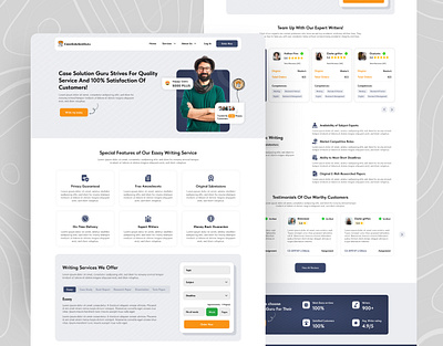 About Us Website Page Design by Aqib javed on Dribbble