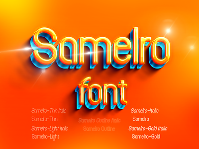 Samelro Font adobe illustrator animation artistic flair branding collaboration commercial use creative process design digital artistry iteration legibility motion graphics obig digital personal use stroke typeface typographic elegance typography visual appeal