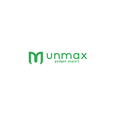 UnMax Logo adobe illustrator brand identity design brand logo branding design gadget logo graphic design logo logodesign minimal shop logo um logo unmax unmax logo