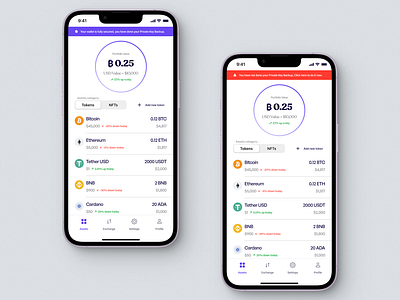 Exodus Wallet - Home Screen dashboard dashboard ui design graphic design ui ux website