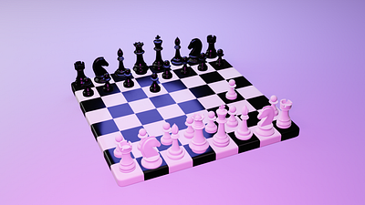 3D chessboard 3d graphic design