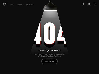 404 page Animation 404 404page animation minimal motion graphics ui uianimation user experience user interface design