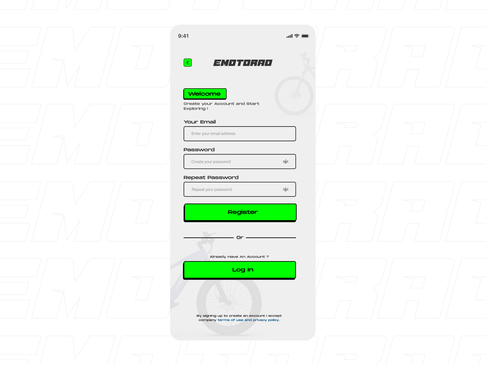 create account app ui Design by pawan rajbhar on Dribbble