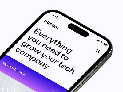 Allever - Creating tomorrow's design today. agency agency design personal personal design personal website portfolio portfolio design ui web web design website website design