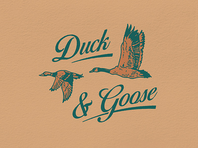 Duck & Goose apparel branding design illustration