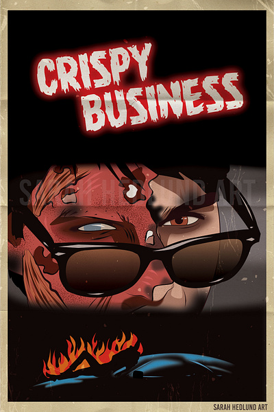 Crispy Business 31daysofhalloween comedy halloween horror illustration inktober