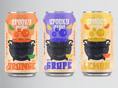 Juice Packaging Design - Halloween Illustration beverage packaging branding ideas cane design citrus flavor creative design fruit illustration graphic design halloween can halloween illustration healthy drink juice packaging modern packaging nutrition label packaging concept packaging innovation product branding product label refreshing drink vibrant colors