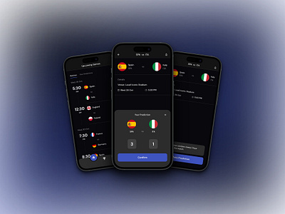 Football prediction - mobile app app football game ios mobile app prediction soccer ui ux uxdesign