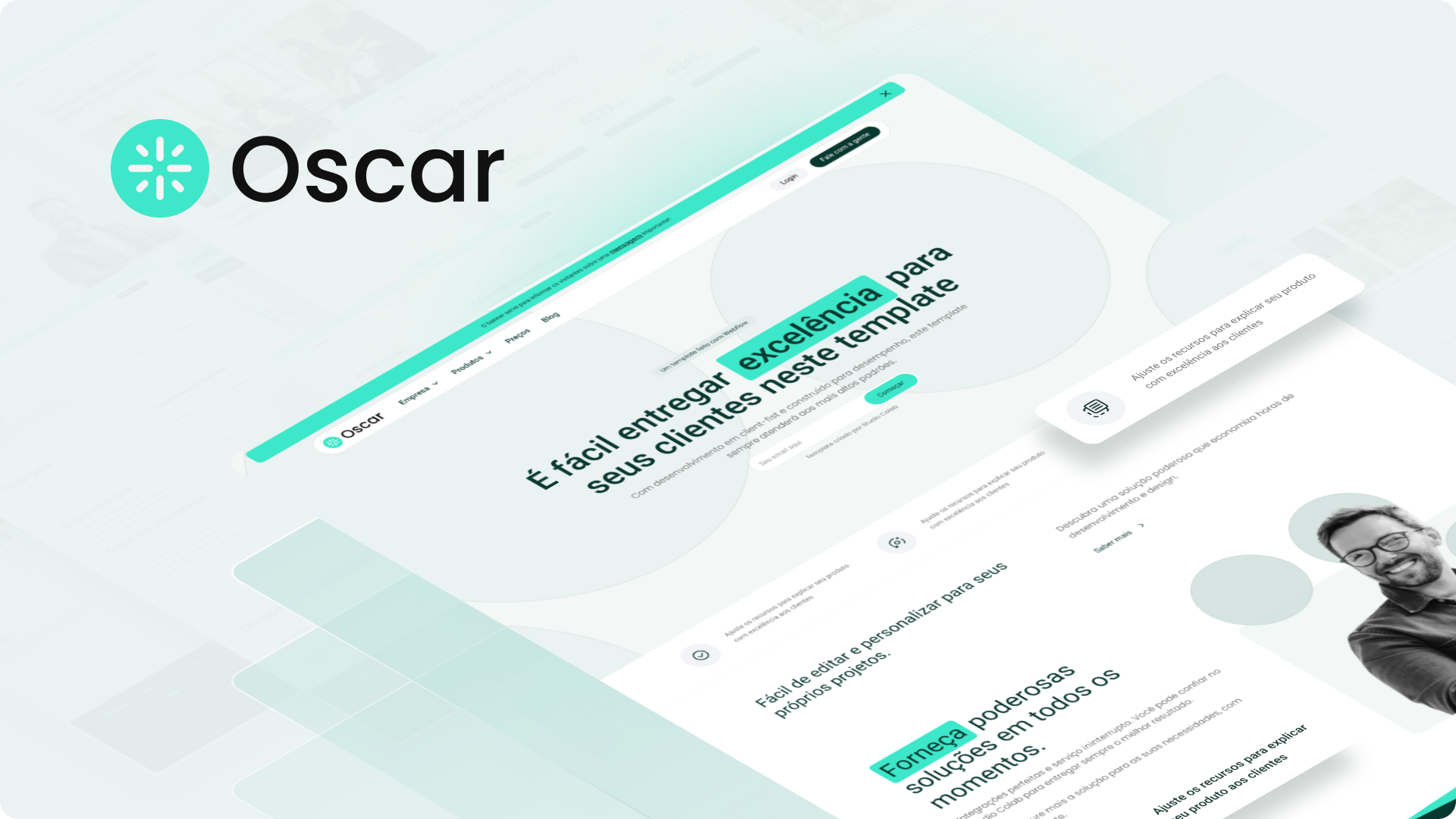 Oscar | Webflow template ui design ux webdesign webflow website