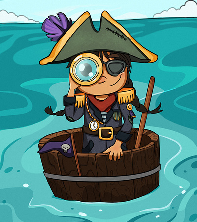 Pirates eye! book cartoon childrens book colorful cute illustration kidlit pirate