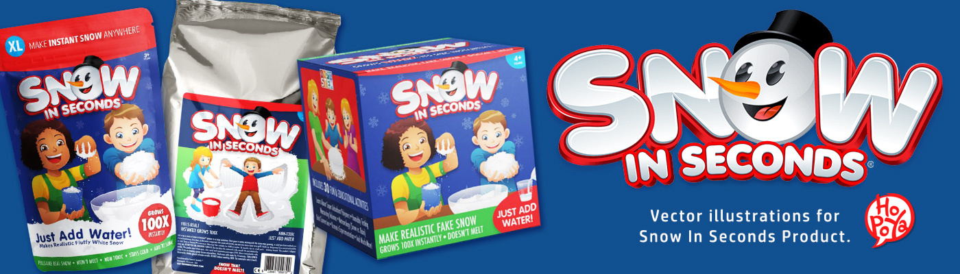 Example of 2 D Cartoon Vector Illustration