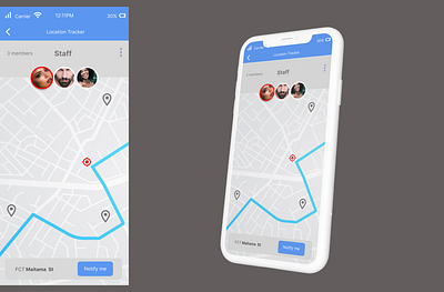 #DailyUI #020 Location Tracker dailyui ui